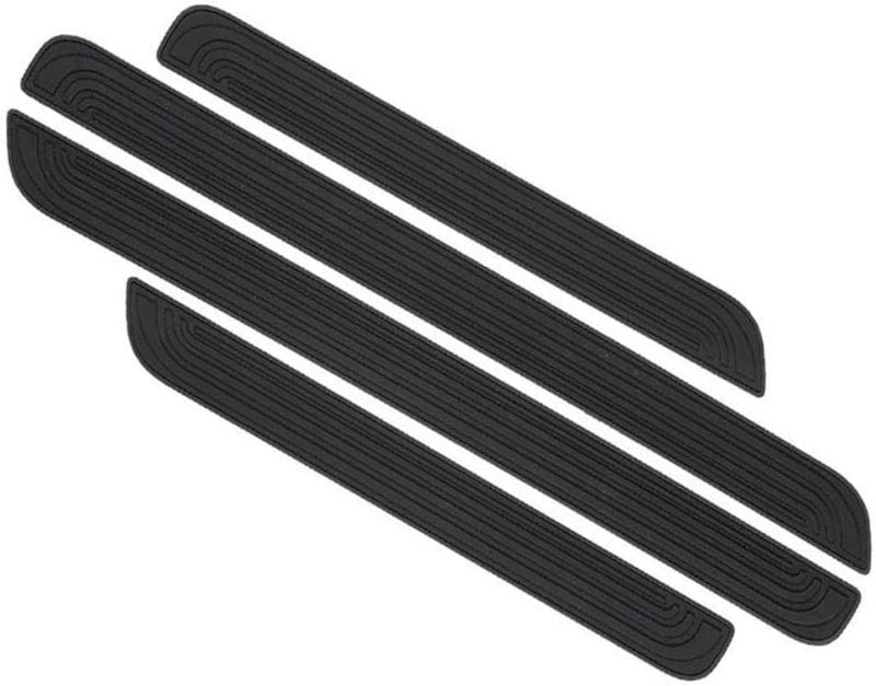 Car Door Sill Protectors: Black Pvc Anti-Scratch - Waterproof Scuff Guards for Auto Interior Protection - Image 1
