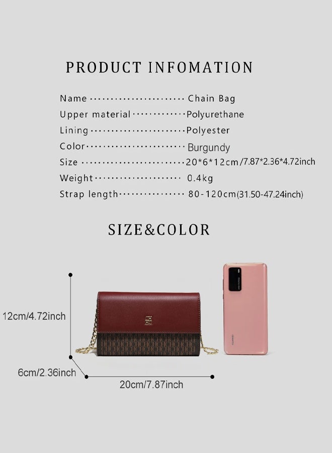 CHCH CHCH Women's Shoulder Bag Exquisite Craftsmanship Fashionable Design Chain Shoulder Strap Design Multi-colour Available Classic Style  - Image 2