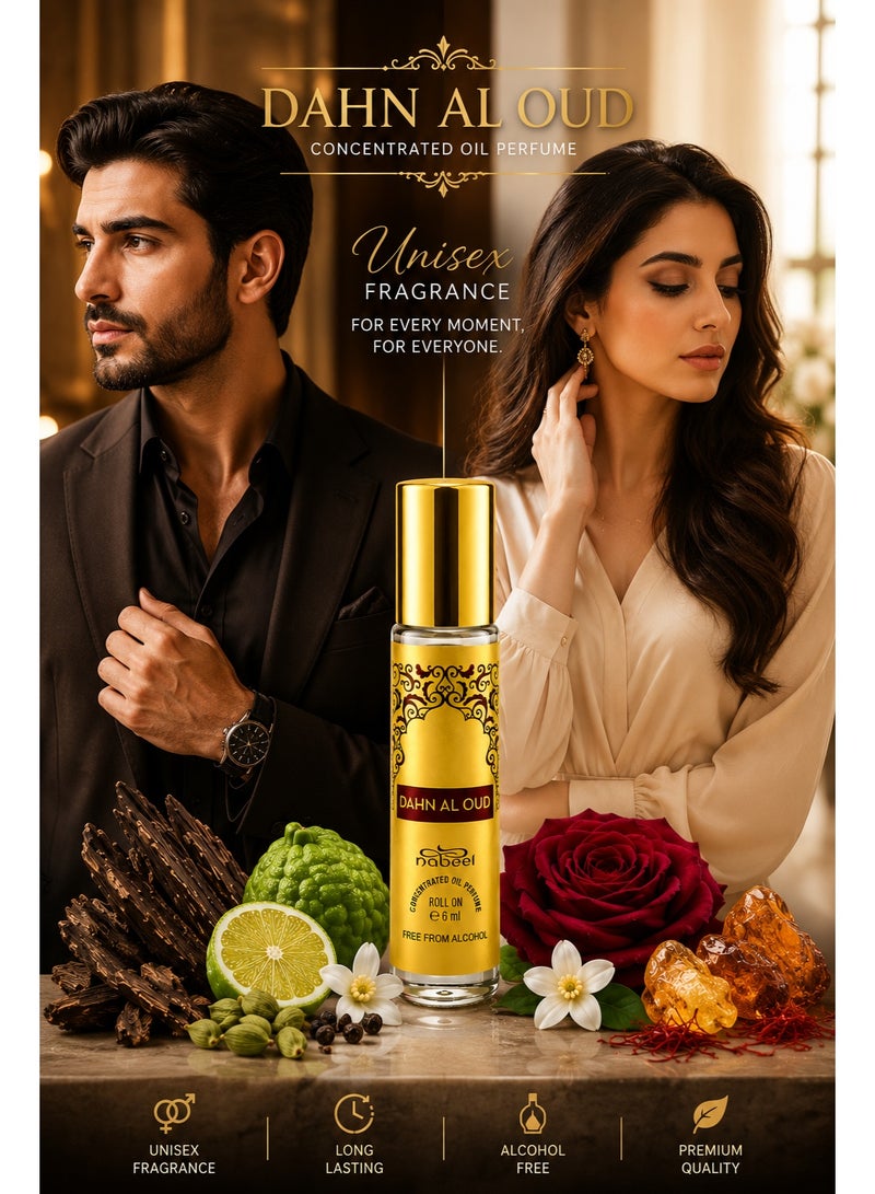 Nabeel Dahn Al Oud Alcohol-Free Roll On Oil Perfume 6 ML - Image 3