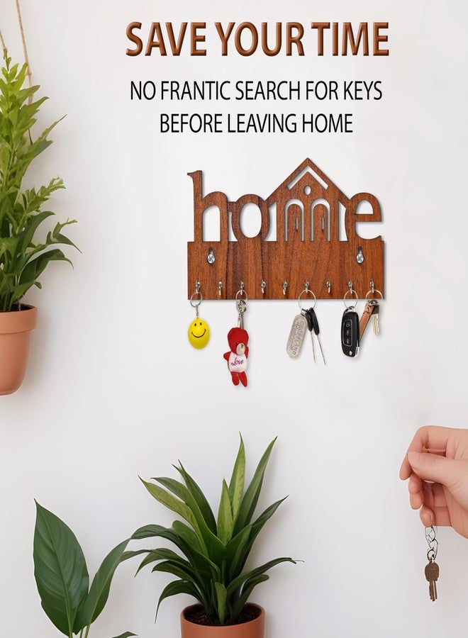 Rousrie حامل مفاتيح خشبي فاخر من Rousrie، أنيق لتزيين المنزل | حامل سلسلة مفاتيح | علاقات مفاتيح جدارية بتصميم جمالي جذاب - Image 2