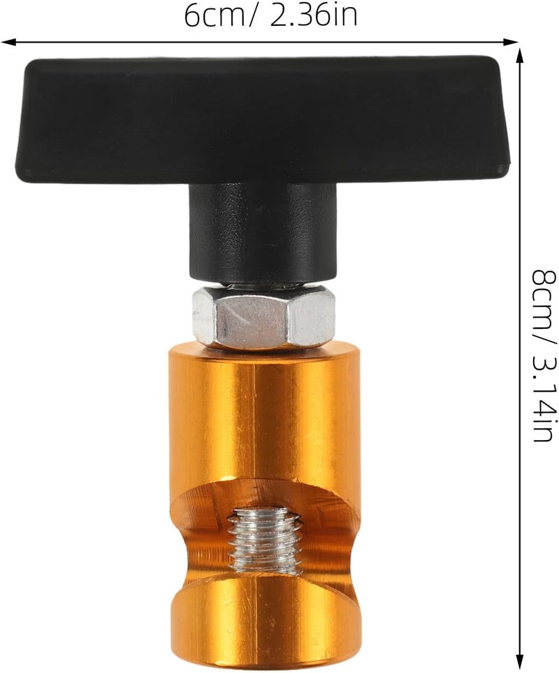 Homoyoyo Automotive Hood Strut Lift Support Clamp Car Hood Holder Prop Rod Fixing Tool for Engine Maintenance Trunk Lift Shock Stabilizer Gold - Image 2