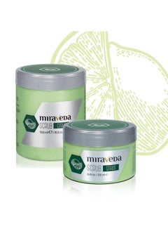 ItalWax Miraveda by Italwax Citrus Scrub - 500ml / 16.9fl.oz - With coconut oil and lime for a delicate citrus note - Ideal for hand care  - Image 2