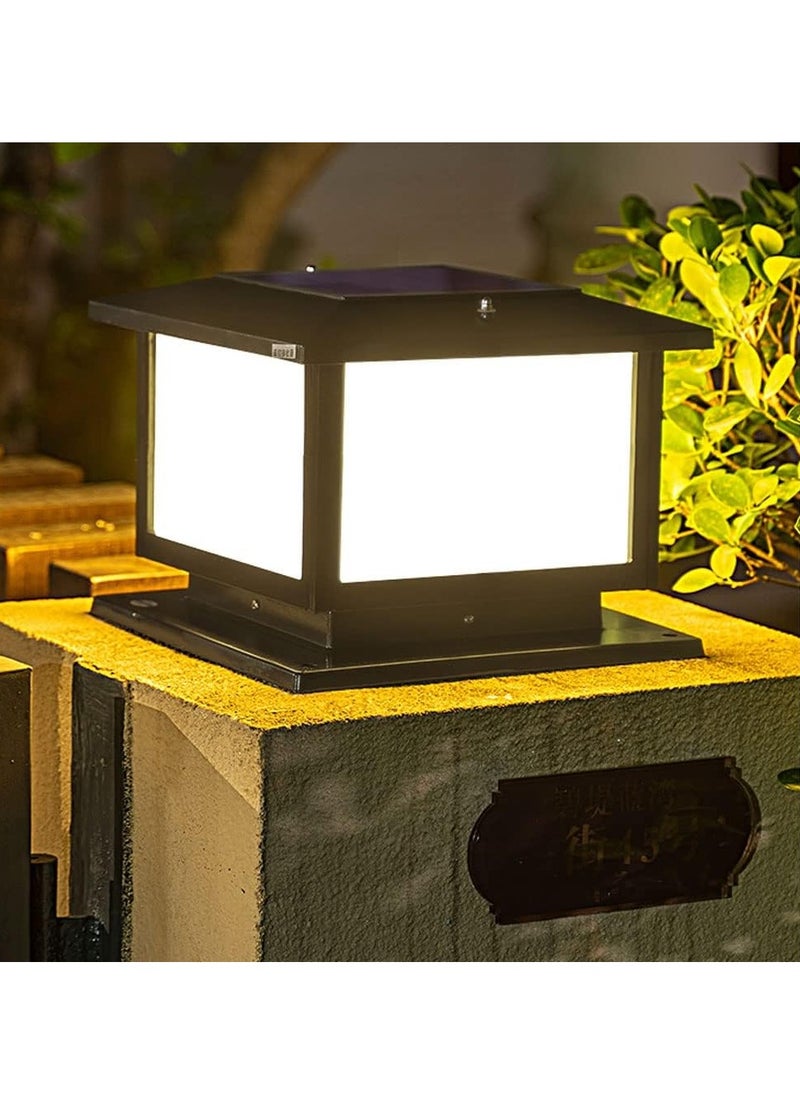 Comely Square Column Lamp Solar Energy Outdoor Garden Waterproof  - Image 4