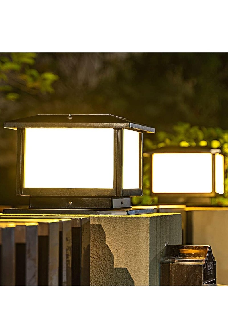 Square Column Lamp Solar Energy Outdoor Garden Waterproof