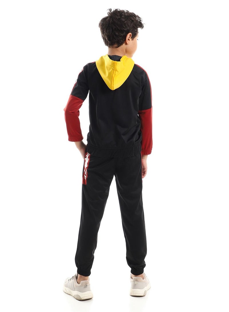 Caesar caesar  Boys Training Suit With Pocket multicolour - Image 4