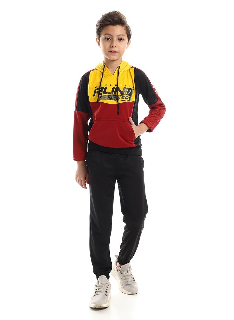 Caesar caesar  Boys Training Suit With Pocket multicolour - Image 1