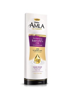 Amla Thickening Conditioner Oil Therapy With Amla And Keratin Oil For Thin And Limp Hair Promotes Long And Thick Hair - 400 ml
