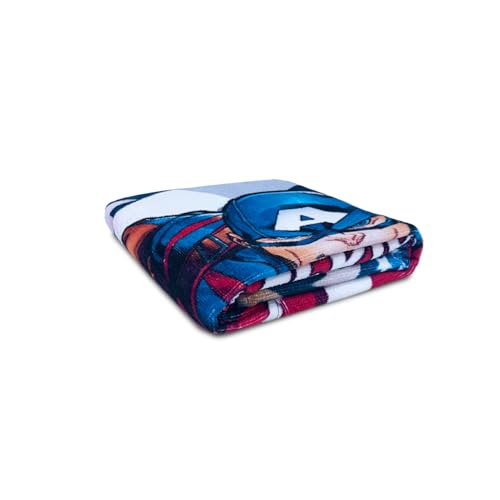 Sassoon Marvel Captain America Cotton Kids Bath Towel 400 GSM- 60 cm x 120 cm - Image 5