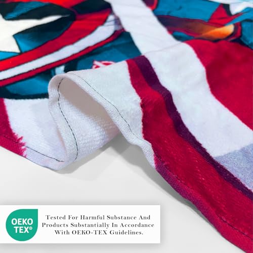 Sassoon Marvel Captain America Cotton Kids Bath Towel 400 GSM- 60 cm x 120 cm - Image 4