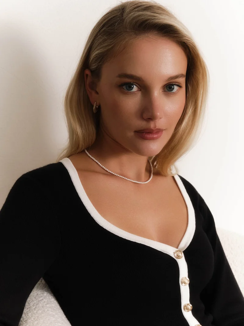 Lichi  Pearlescent beads necklace for Women | Best Price UAE