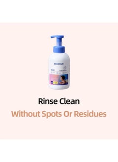 SEEDNUR Seednur Baby Bottle and Fruit & Vegetable Cleanser, Fragrance Free, Contains Enzymes, Removing Milk Stains, 600ml Plant Based Baby Bottle Cleanser  - Image 4