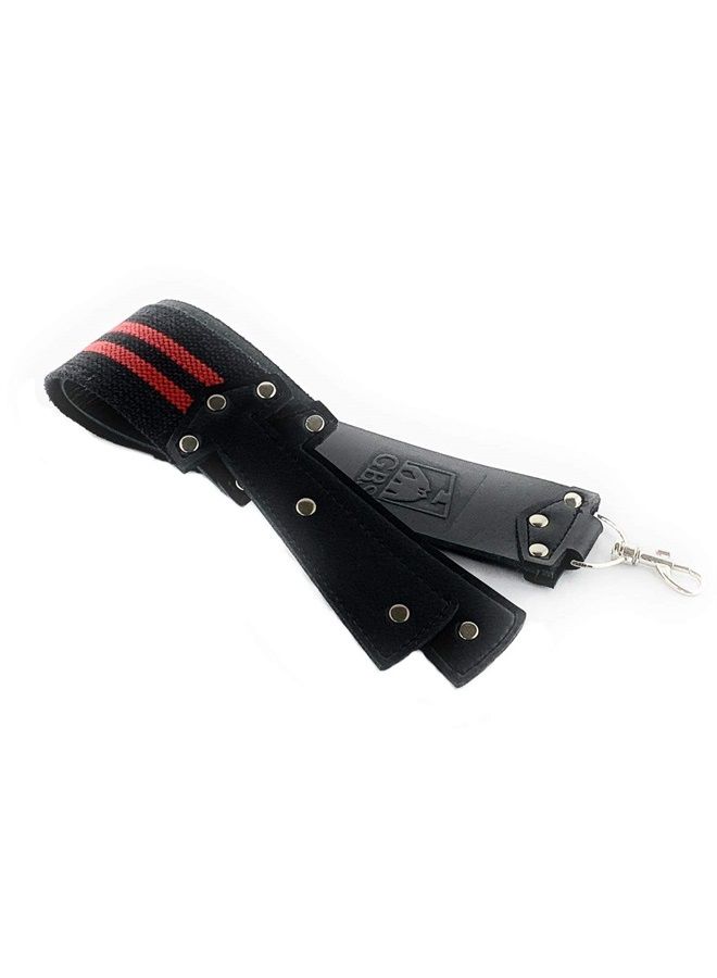 G.B.S Premium Whetstone Blade Sharpening Stone and G.B.S Leather Strop, Black with Red Strip - Image 2