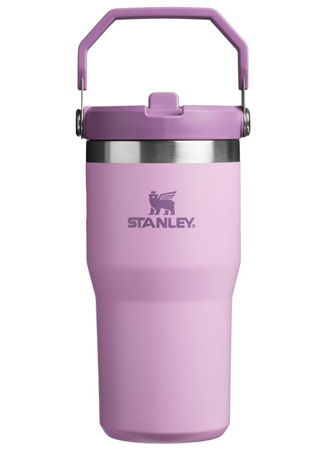 Stanley - Stanley IceFlow Flip Straw Tumbler with Handle 20 oz | Twist On Lid and Flip Up Straw | Leak Resistant Water Bottle | Insulated Stainless Steel |BPA-Free | Lilac - Image 1