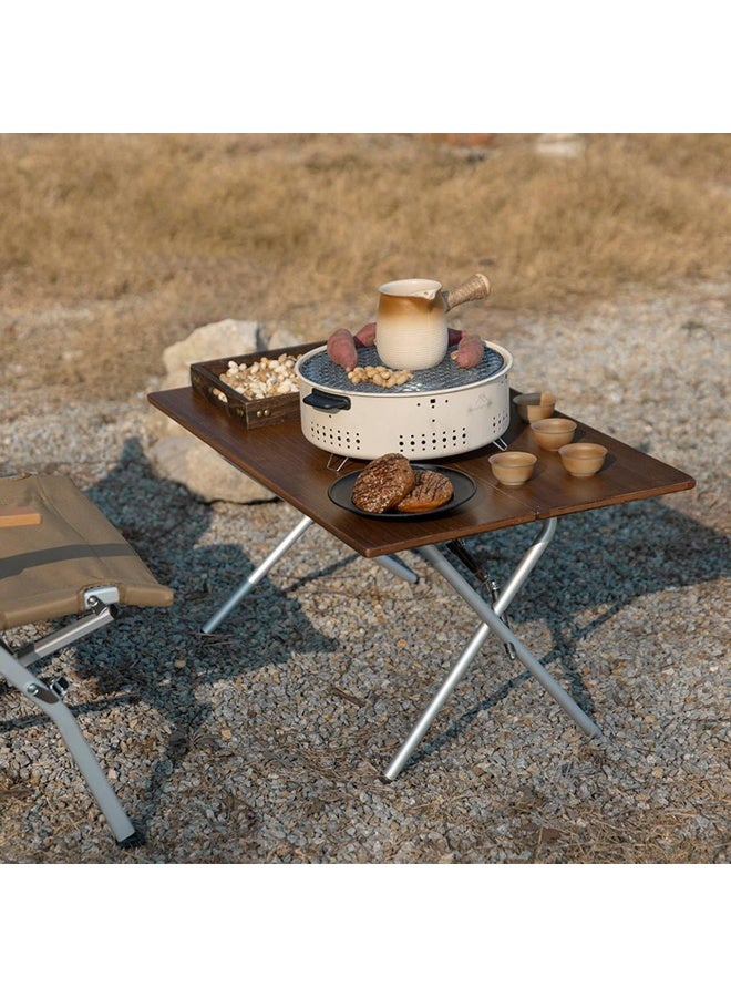 Enjoying an authentic Korean BBQ experience at home or during outdoor trips is seamless with this Korean Charcoal BBQ Grill. Built with a heavy-duty stainless steel frame and a premium non-stick grilling grate, this tabletop grill features an integrated water trough system that significantly reduces smoke for a pleasant indoor and outdoor dining setup. Designed for even heat distribution and maximum airflow control, it delivers perfectly seared meats and vegetables while offering easy disassembly and effortless cleanup. - Image 2