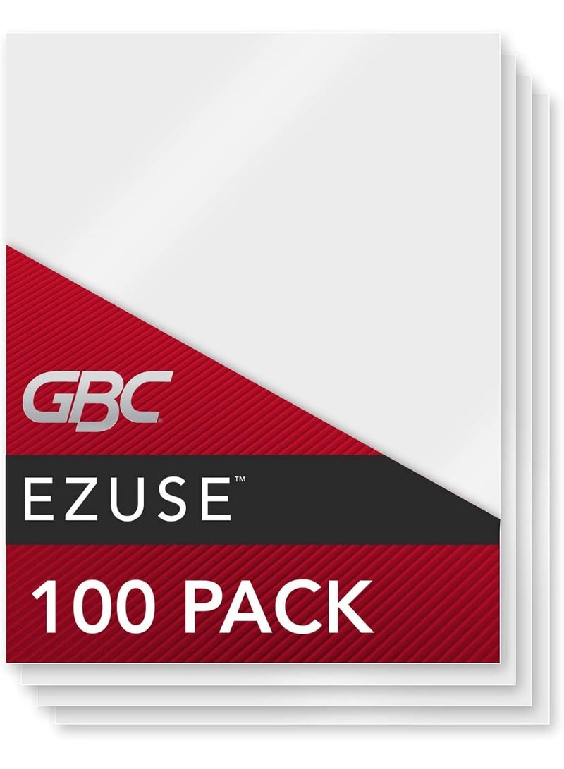 GBC Laminating Sheets, Thermal Laminating Pouches, Letter Size, 5 Mil, Speed Format, EZUse, 100 Pack (3200716) - Image 1