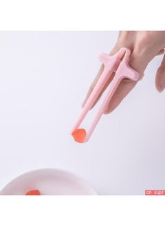 Multifunctional Snack Clip Not Dirty Hands Potato Chips Plastic Food Clip Kitchen Food Clip Small Clip To Eat Other-Color:Pink Chopsticks 10 Pairs
