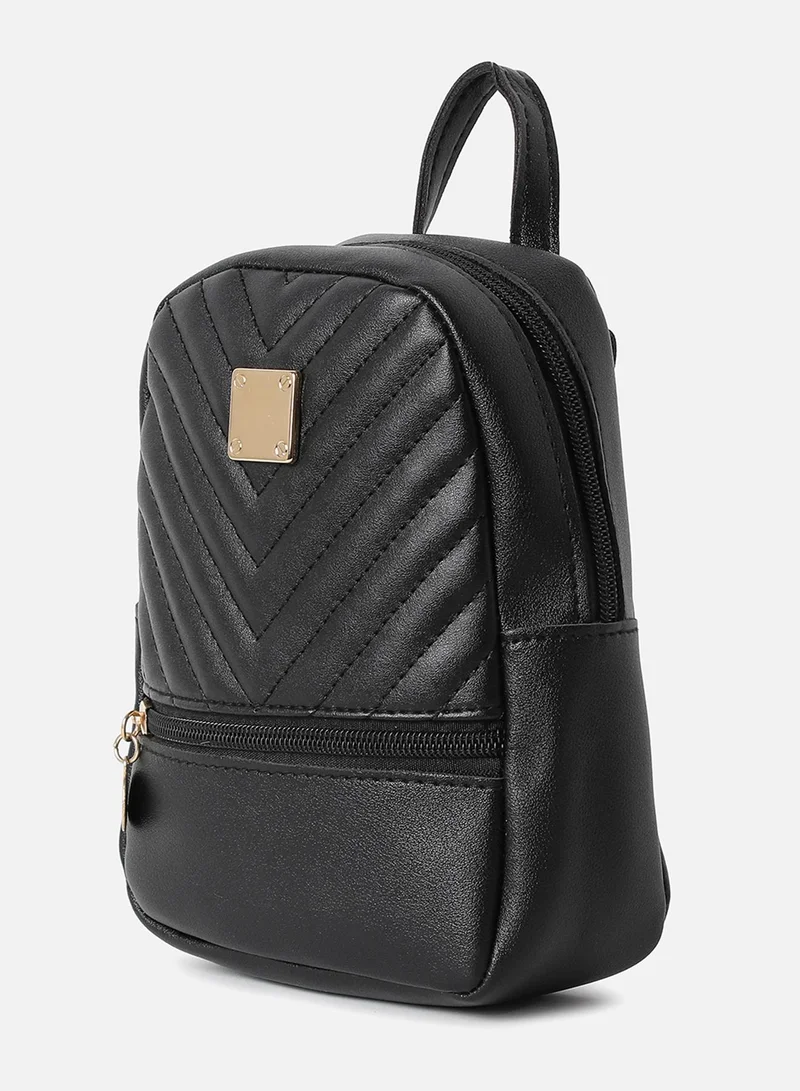Haute Sauce  Erika Black Backpack  | Best Price UAE