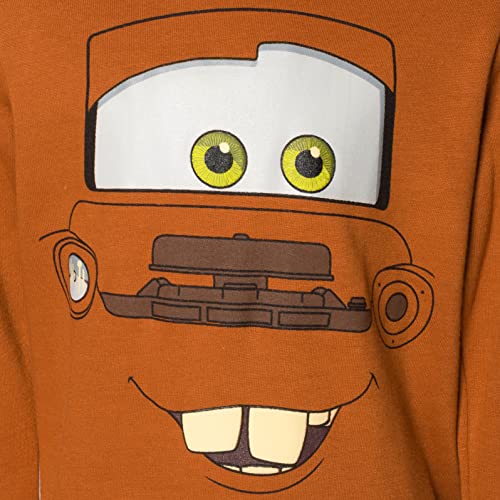 Disney Pixar Cars Tow Mater Toddler Boys Fleece Pullover Hoodie Brown 4T - Image 4