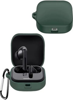 Next Store Silicone Case Compatible with Redmi Buds 5, with Keychain Strap, Full Protection, Attractive Design, Perfect for Daily Use(Green)