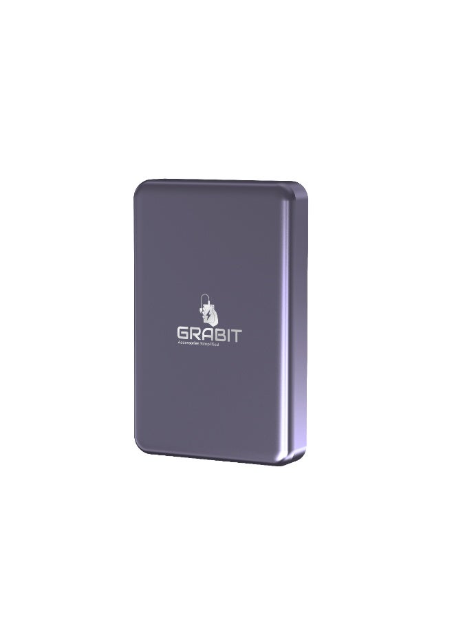 GRABIT GMAG-100P Magnetic Powerbank 10000mAh – 20W Fast Charging, MagSafe Compatible, Lightweight Glass-Metal Design - Image 1