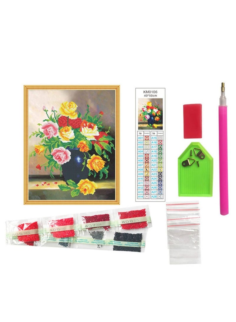 STRATEG DIY 5D Round Diamond Painting Craft Kits Multicolor - Image 5