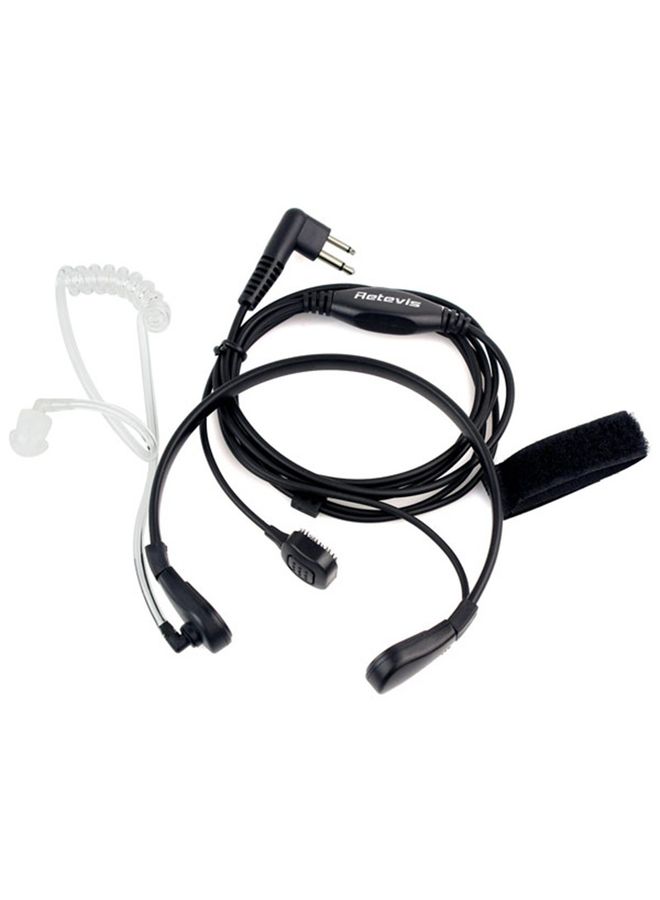 RETEVIS M Throat PTT Covert Acoustic Tube Earphone Speaker Microphone - Image 1