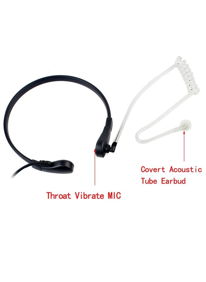 RETEVIS M Throat PTT Covert Acoustic Tube Earphone Speaker Microphone - Image 3