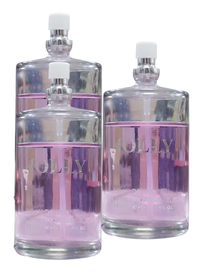 JOLLY 3 Pieces Jolly Perfume For Women 100ml EDP - Image 1