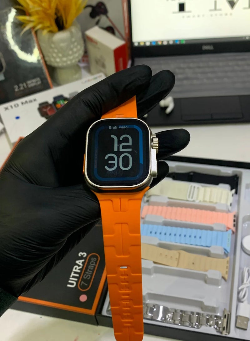 Smart Watch , ME 26 Ultra , 7 Strap - Image 2