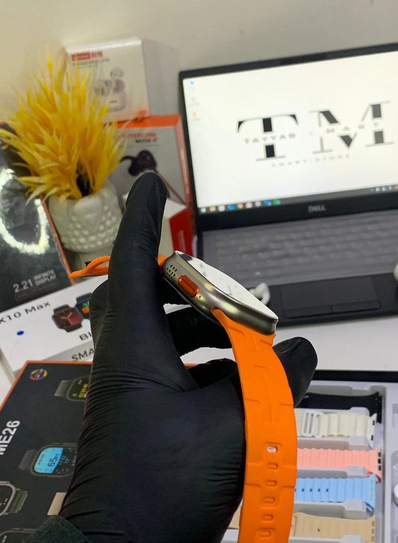 Smart Watch , ME 26 Ultra , 7 Strap - Image 5