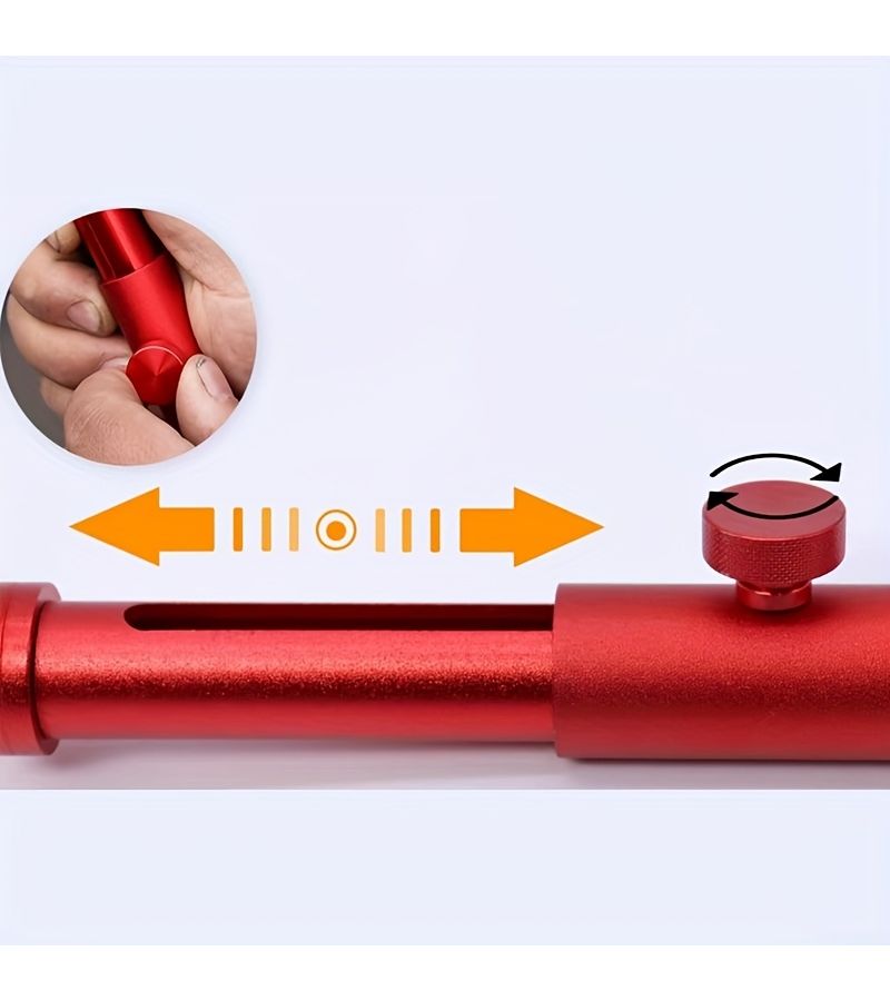 Red 2pcs Aluminum Alloy Telescopic Dent Repair Support Bar for Car Polishing - Image 5