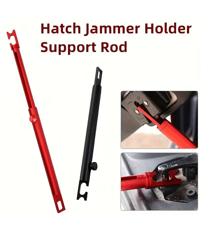 Red 2pcs Aluminum Alloy Telescopic Dent Repair Support Bar for Car Polishing - Image 4