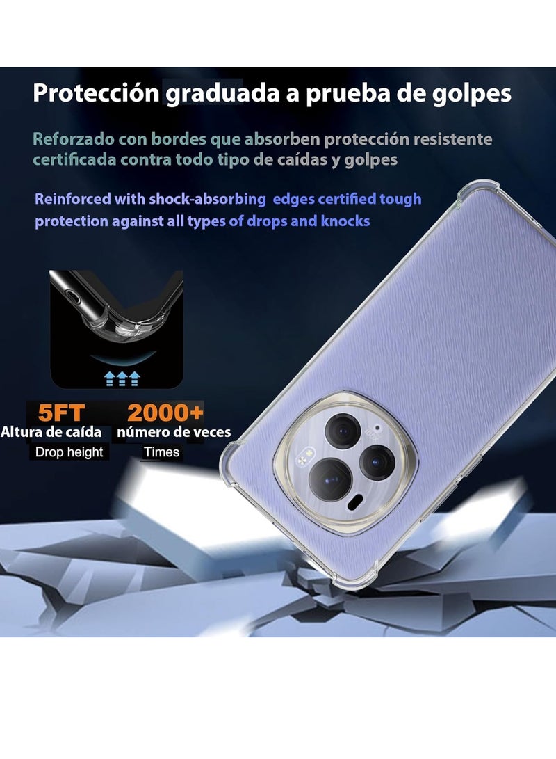 Case for Honor Magic 6 Clear TPU Four CornersGrade Protection Cover Transparent Soft - Image 4