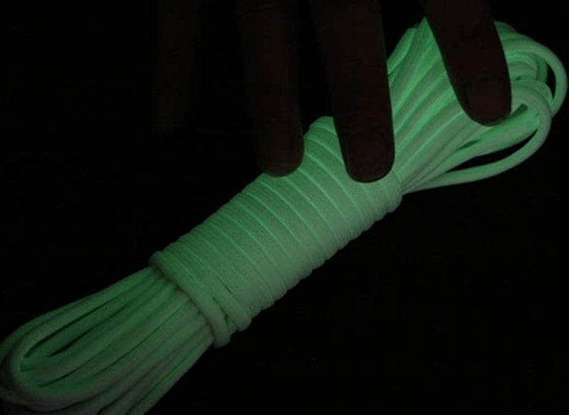 klarako 9 Strand 550 Luminous Glow in The Dark Paracord Parachute Cord - Image 3