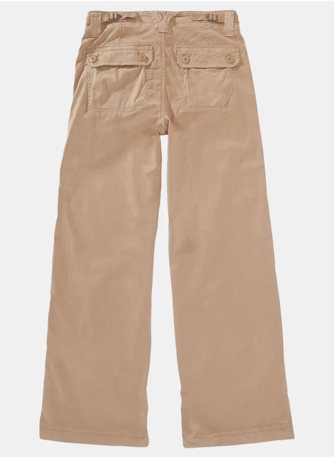 امريكان ايجل AE Dreamy Drape High-Waisted Baggy Wide-Leg Convertible Pant