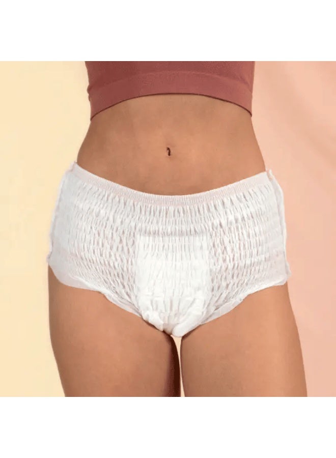 Rael Organic Cotton Disposable Period Underwear Large 8 Pieces for Active Saudi Women Leakproof Comfortable Fit Ideal for Sports Gym Movement and Busy Days - Image 5