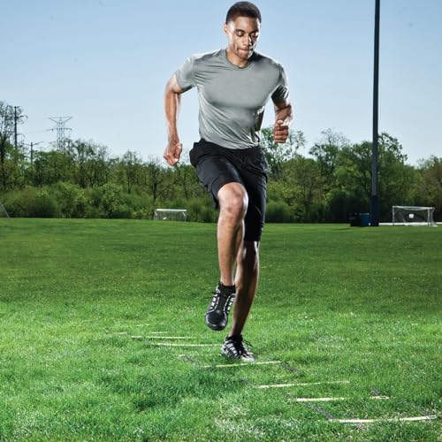 PER4M Speed Ladder - Speed and Agility Training for Basketball, Football, Soccer - Footwork Improvement, Coordination, Quickness, Athletic Training - Leg Strength, Body Control, Foot Control Trainer - Image 2