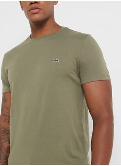 LACOSTE Crew Neck Short Sleeve T-Shirt  - Image 3