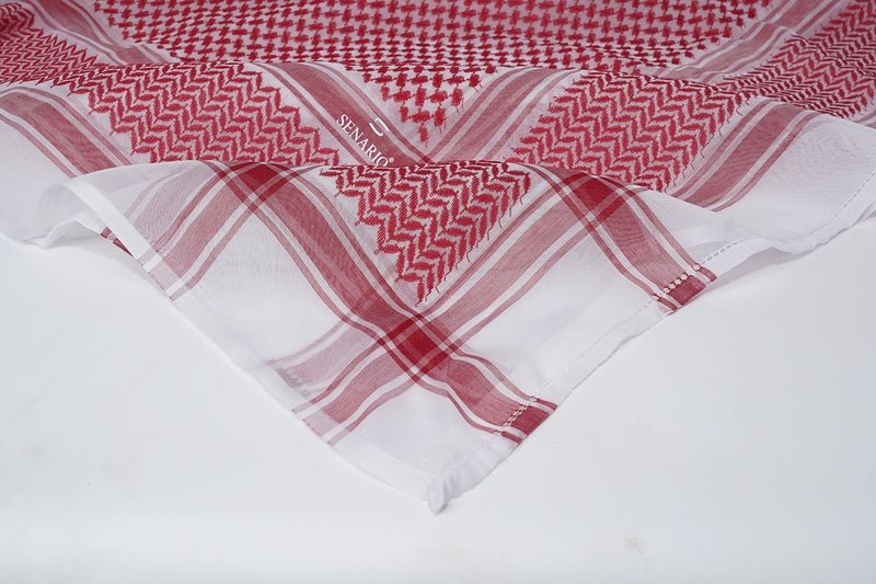 سيناريو شماغ سيناريو شبابي أحمر KY001 - Image 3