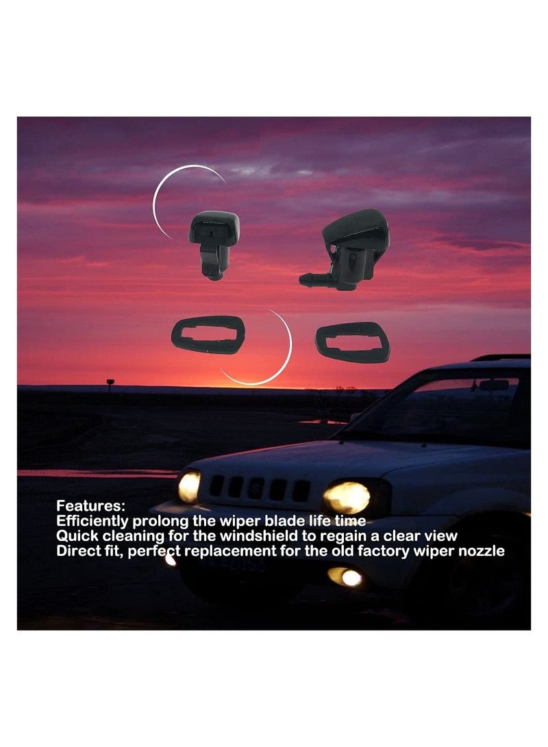Generic Windshield Washer Nozzle Jet Kit Fit For 2004-2010 Toyota Sienna 2005-2012 Corolla 2004-2008 Solara 2000-2005 Tundra Replacement 85381-AE020  - Image 4