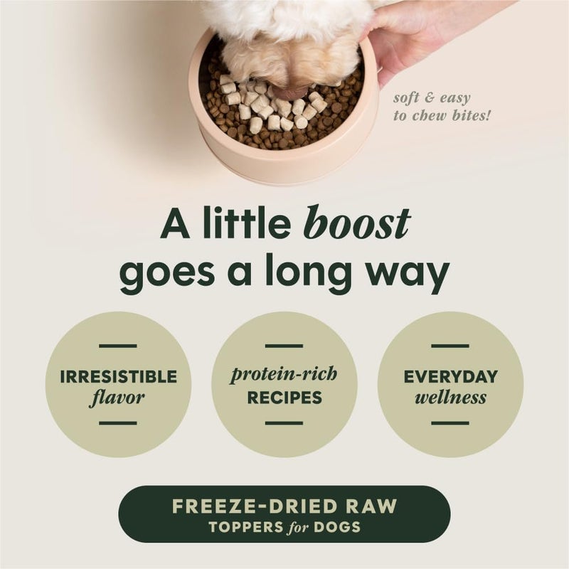 REF. Instinct Raw Boost Mixers Beef Freeze Dried Dog Food Topper - 14OZ - Image 4