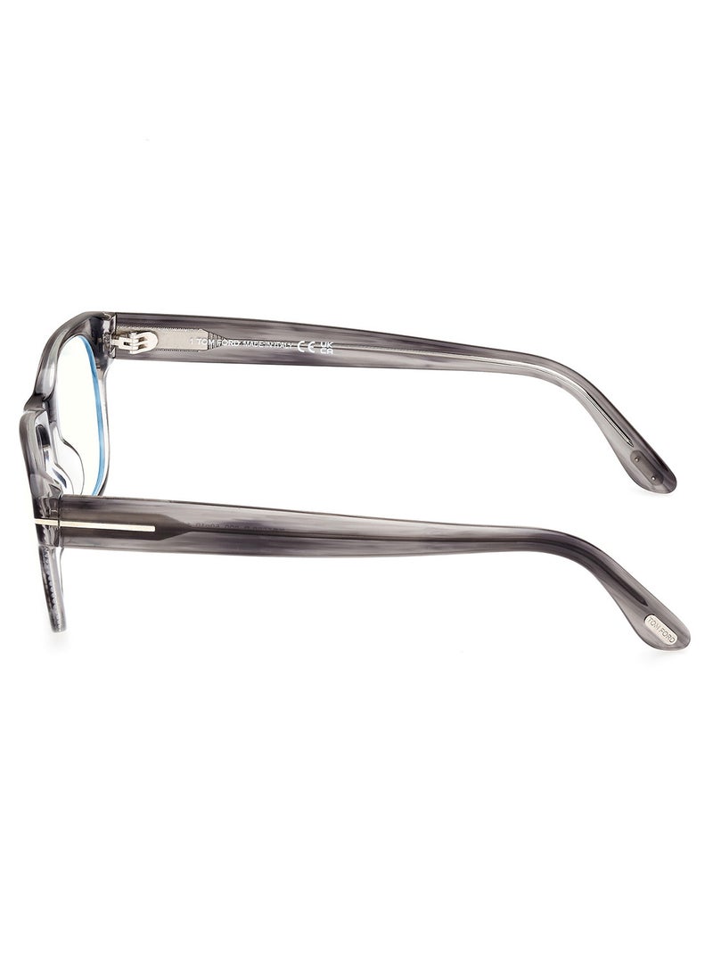 TOM FORD Men's Square Shape Resin Eyeglass Frames - FT5898-B02052 - Lens Size: 52 Mm - Image 3