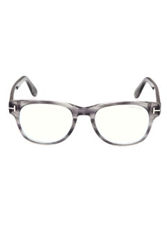 TOM FORD Men's Square Shape Resin Eyeglass Frames - FT5898-B02052 - Lens Size: 52 Mm  - Image 1