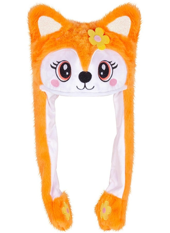 YOYTOO Cute Cartoon Plush Novelty Animal Hat with Ears Flaps, Soft Plush Hat for Holiday Cosplay Party Dress Up Funny Gift for Kids - Image 1