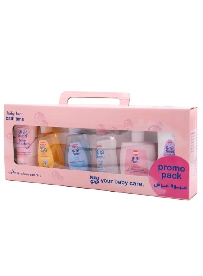 نونو مجموعة هدايا منتجات العناية بالطفل من 6 قطع ,100مل - Image 2