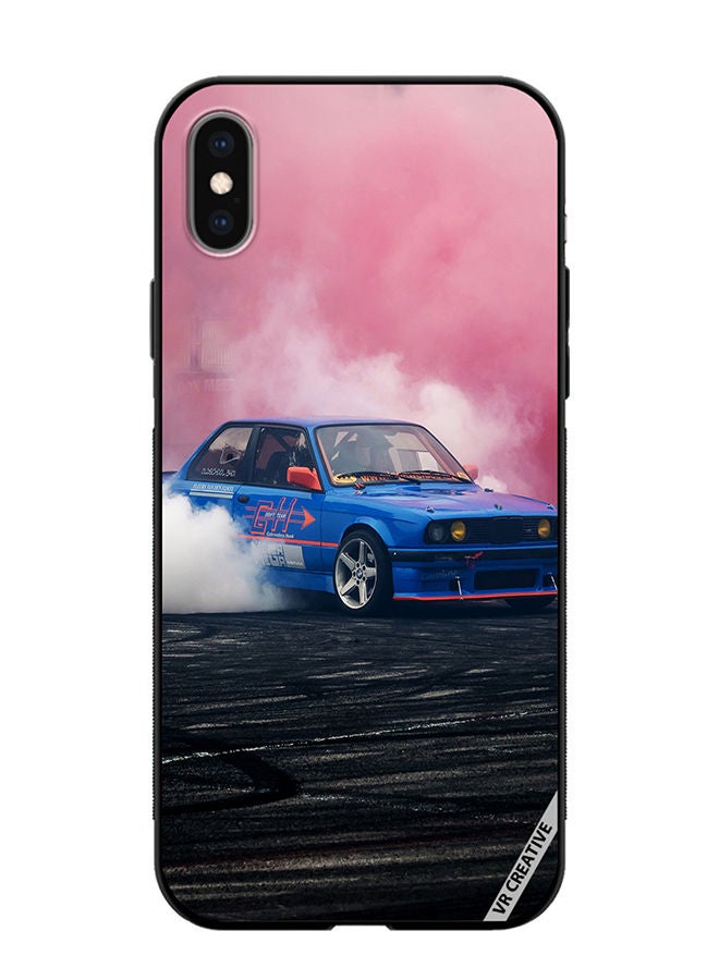VR CREATIVE غطاء حماية لجهاز آبل آيفون XS ماكس بتصميم بي إم دبليو متعدد الألوان - Image 1