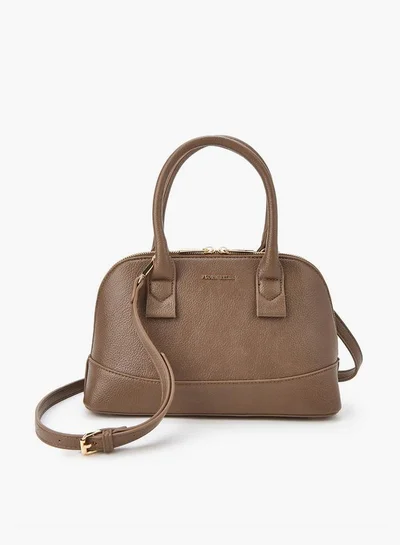 فلورا بيلا من شو إكسبرس Solid Tote Bag with Double Handle and Zip Closure