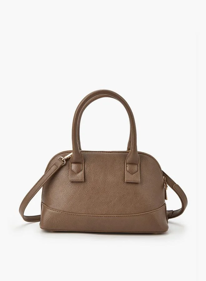 فلورا بيلا من شو إكسبرس Solid Tote Bag with Double Handle and Zip Closure