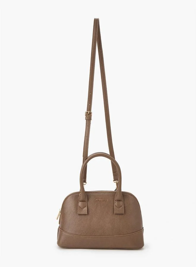 فلورا بيلا من شو إكسبرس Solid Tote Bag with Double Handle and Zip Closure