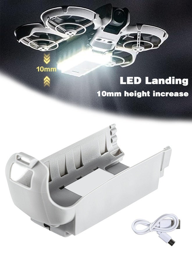 Night Lighting Landing Gear for DJI NEO, Rechargeable LED Night Flying Lights - Image 1